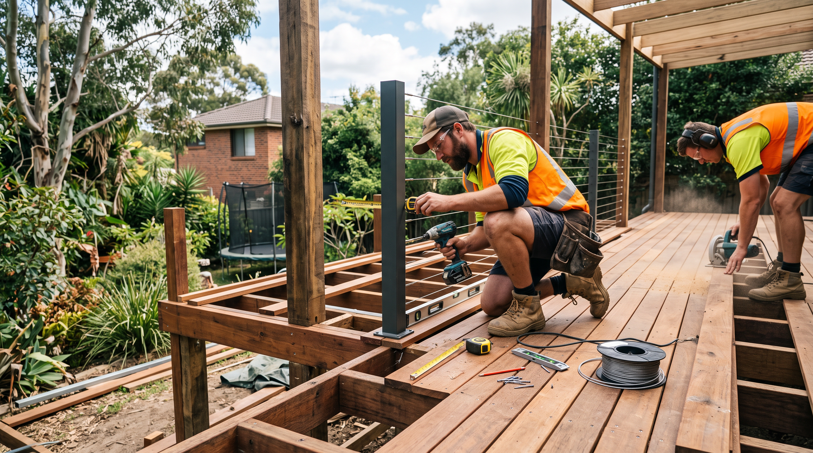 Decking & Wire Railing